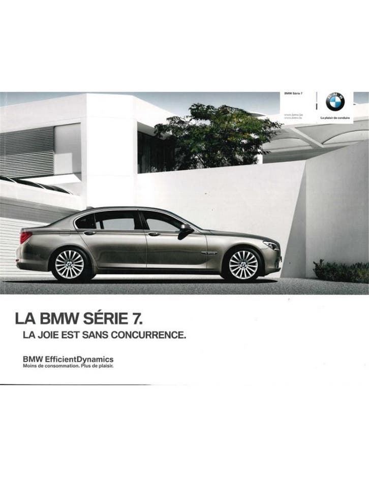 2011 BMW 7 SERIE BROCHURE FRANS, Boeken, Auto's | Folders en Tijdschriften