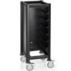 Regaalwagen | MENSA BLACK | Aluminium/Hout | 7 Etages, Zakelijke goederen, Horeca | Keukenapparatuur, Verzenden, Nieuw in verpakking