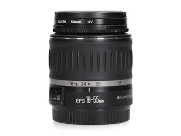 Canon EF-S 18-55mm f/3.5-5.6 USM - Zoomlens, Ophalen of Verzenden, Zo goed als nieuw