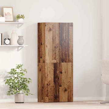 vidaXL Kantoorkast Oud hout 60 x 32 x 152,5 cm Bewerkt hout, Verzenden, Nieuw