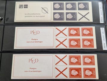 Pays-Bas - Collection de carnets de timbres et combinaisons, Gestempeld