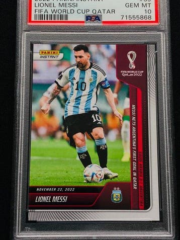 2022 Panini Instant World Cup Lionel Messi #39 Limited, Verzamelen, Nieuw