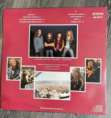 Metallica - Master of puppets - LP album (op zichzelf staand, Nieuw in verpakking