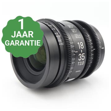 Sigma 18-35mm T2 Cine High Speed Zoom Canon EF | Tweedehands, Verzenden, Zo goed als nieuw