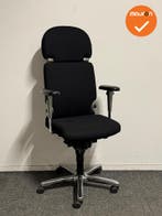 Haworth Comforto 77 met hoofdsteun -  nieuwe zwarte stofferi, Ophalen of Verzenden, Stoel