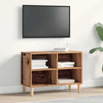 vidaXL TV Kast Oud hout 69,5 x 30 x 50 cm Bewerkt hout, Verzenden