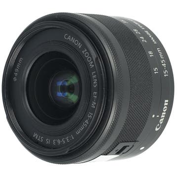 Canon EF-M 15-45mm F/3.5-6.3 IS STM noir | Occasion, Ophalen of Verzenden