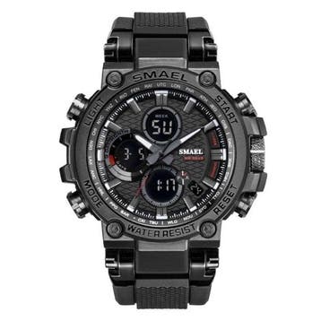 Militair Sport Horloge met Digitale Wijzerplaten voor Heren, Verzenden, Nieuw, SMAEL