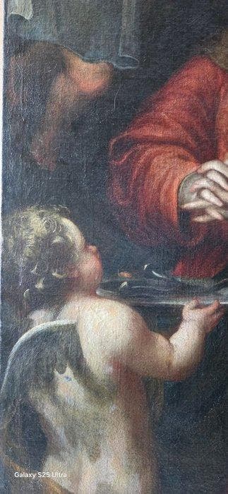 Italiaanse school (XVII) - Coronacion de la virgen - XL, Antiek en Kunst