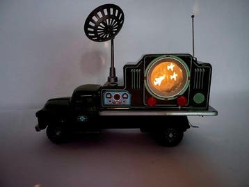 Masudaya - Blikken speelgoedauto - Military truck