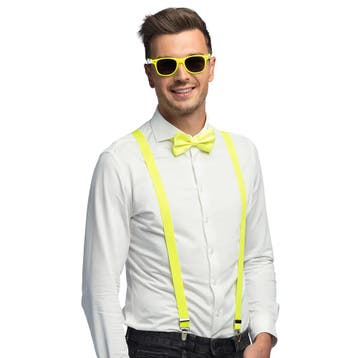 Neon Gele Accessoireset 9 delig, Verzenden, Nieuw