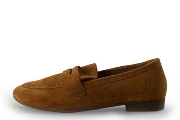 Manfield Loafers in maat 39 Beige, Kleding | Dames, Verzenden, Beige, Overige typen, Manfield