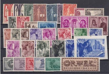 België 1928/1943 - alle Orval reeksen met fotocertificaat