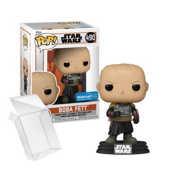 Funko Pop! Star Wars  Boba Fett without Helmet) 490 Walmart, Verzenden