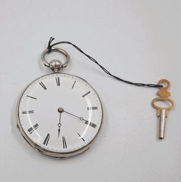 Echappement Cilindre - Dun heren vest zakhorloge - 1850-1900, Handtassen en Accessoires, Horloges | Heren, Nieuw