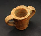 Oud-Romeins Terracotta Kruik met handvat - 72 mm (Zonder