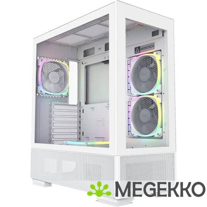 Montech SKY TWO Midi Tower Wit, Computers en Software, Computerbehuizingen, Nieuw, Verzenden