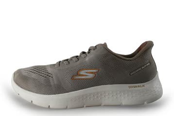 Skechers Instappers in maat 42 Beige, Kleding | Heren, Schoenen, Overige kleuren, Verzenden, Overige typen, Zo goed als nieuw