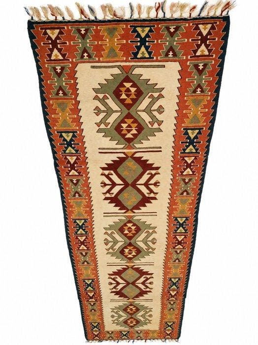 Usak - Kelim - 218 cm - 70 cm - Antieke Usak-kilim, Maison & Meubles, Ameublement | Tapis & Moquettes