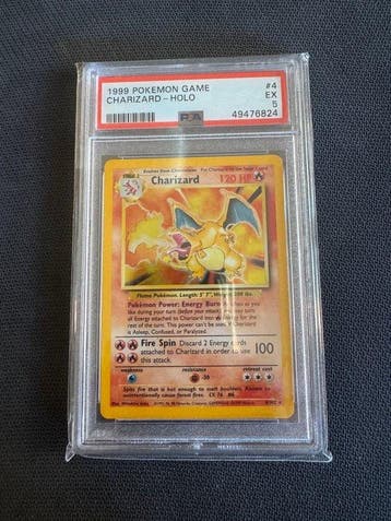 Pokémon - 3 Graded card - Dracaufeu, Florizarre, Nidoking