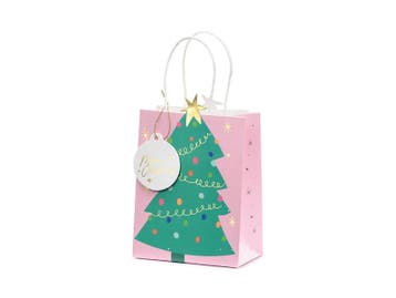 Cadeautasje Kerstboom 20cm, Verzenden