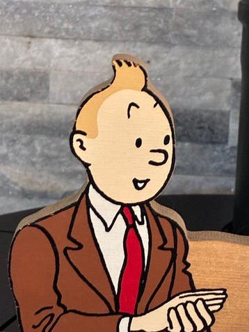 Tintin - 2 Boekensteunen - Vilac - 1990, Nieuw
