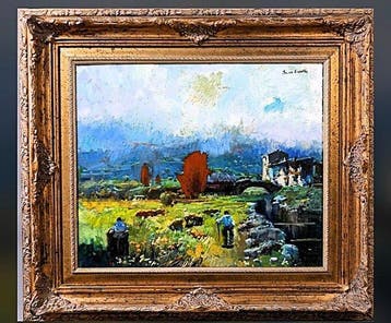 Miquel Serra Escriba (1947) - Escena Pastoril, Antiek en Kunst