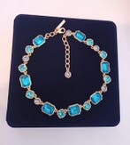 Oscar De La Renta - Plaqué or, Cristaux - Collier