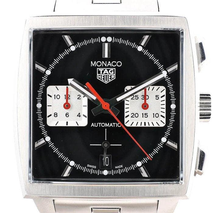 TAG Heuer - Monaco Calibre Heuer 02 - CBL2113.BA0644 - Homme, Handtassen en Accessoires, Horloges | Antiek