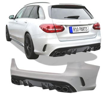 PARE CHOCS ARRIERE MERCEDES CLASSE C W205 5P 19- LOOK C43 PD, Verzenden, Nieuw