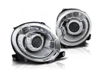 Koplamp unit Chrome geschikt voor Fiat 500, Auto-onderdelen, Verzenden, Nieuw, Fiat