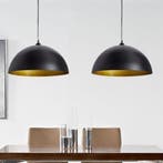 vidaXL Plafondlampen 2 st in hoogte verstelbaar halfrond, Huis en Inrichting, Verzenden, Nieuw