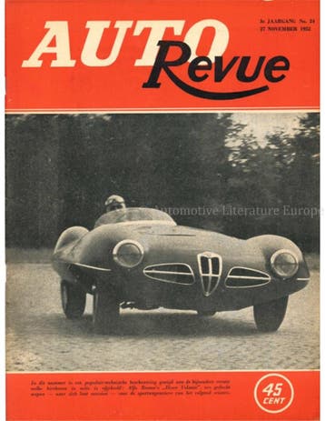 1952 AUTO REVUE MAGAZINE 24 NEDERLANDS, Ophalen of Verzenden