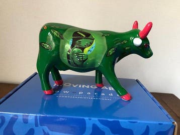 Beeldje - Cow Parade. Cowparade. Ecowlogica. - Keramiek, Antiek en Kunst