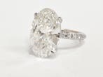 Bague de fiançailles - 14 carats Or blanc - 10.36ct. tw.