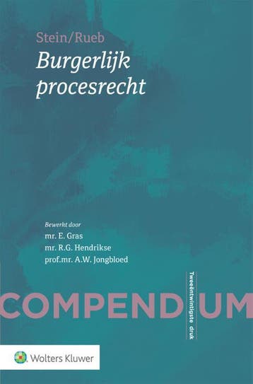 Compendium Burgerlijk procesrecht 9789013158298, Boeken, Verzenden, Gelezen