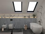 Wandtegel Rak Frammenti Kleinformaat Lichtblauw Glans 7,5x40, Doe-het-zelf en Bouw, Tegels, 40 tot 60 cm, Nieuw, 10 m² of meer