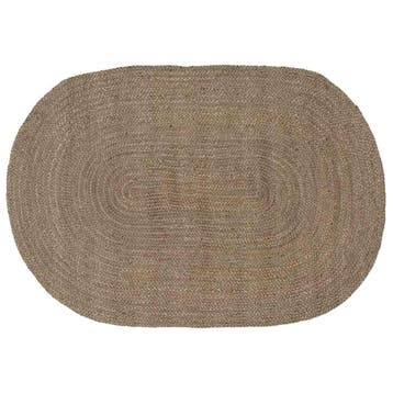 vidaXL Vloerkleden Grijs 122 x 183 cm Jute, Verzenden, Nieuw