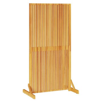 vidaXL Privacyscherm Bruin 79,5 x 50 x 150 cm Massief Acacia, Verzenden