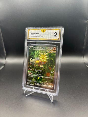 Pokémon - 1 Graded card - Gouging Fire ex 204 Full art - GG, Nieuw