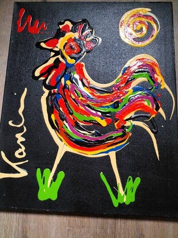 Jacob Kanbier (1949-2020) - Le Coq, Antiek en Kunst