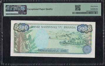 Rwanda. - 5000 Francs - 1988 - Pick 22 (Zonder minimumprijs)