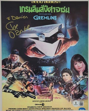 Gremlins (1984) - Joe Dante (Film Director) - Autograph,, Nieuw