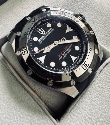 Sea-God - BlackStorm Professional Diver 46mm - Zonder, Nieuw