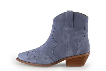 Manfield Cowboy laarzen in maat 38 Blauw, Kleding | Dames, Schoenen, Zo goed als nieuw, Manfield, Verzenden, Blauw