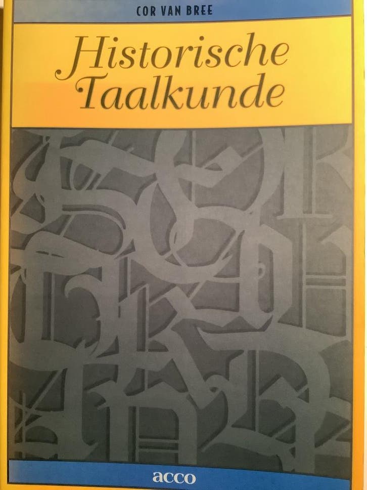 Historische taalkunde / Acco / 106 9789033434266, Boeken, Overige Boeken, Gelezen, Verzenden
