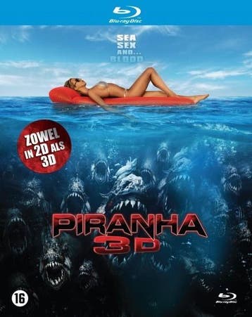 Piranha 2D en 3D (blu-ray tweedehands film), Ophalen of Verzenden, Nieuw in verpakking