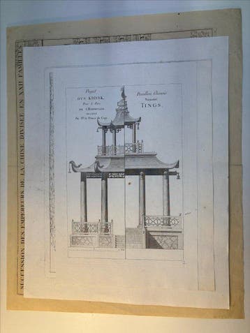 Document - Chez le rouge - Rare Cahier des Jardins Chinois