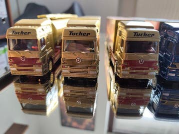 Promotional 1:64 - Camion miniature (10) - Mercedes, Scania, Nieuw