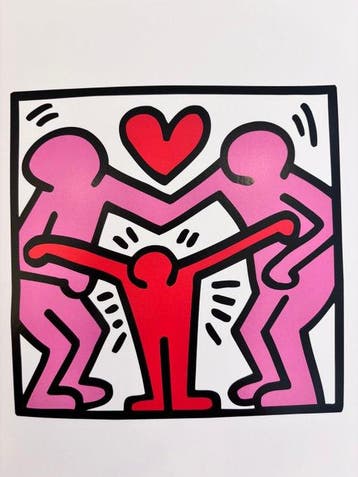 Keith Haring (after) - Family / New York 80s
